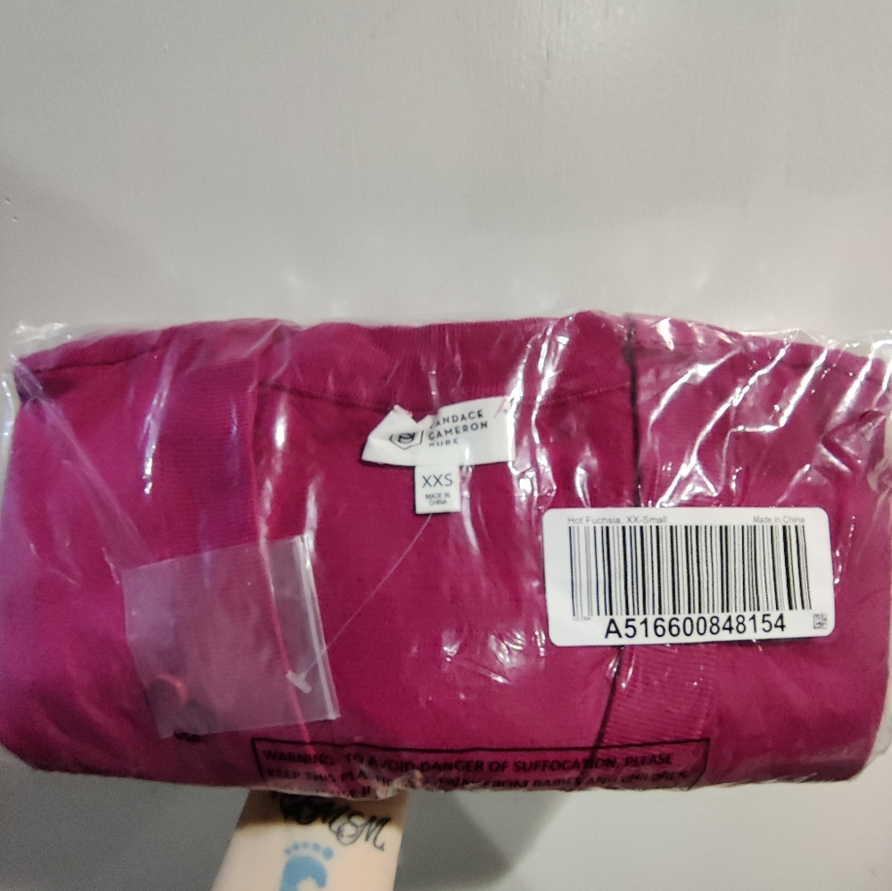 Candace Cameron Bure Hot Fuchsia Cardigan- XXS (Fits M/L) - Picture 4 of 4